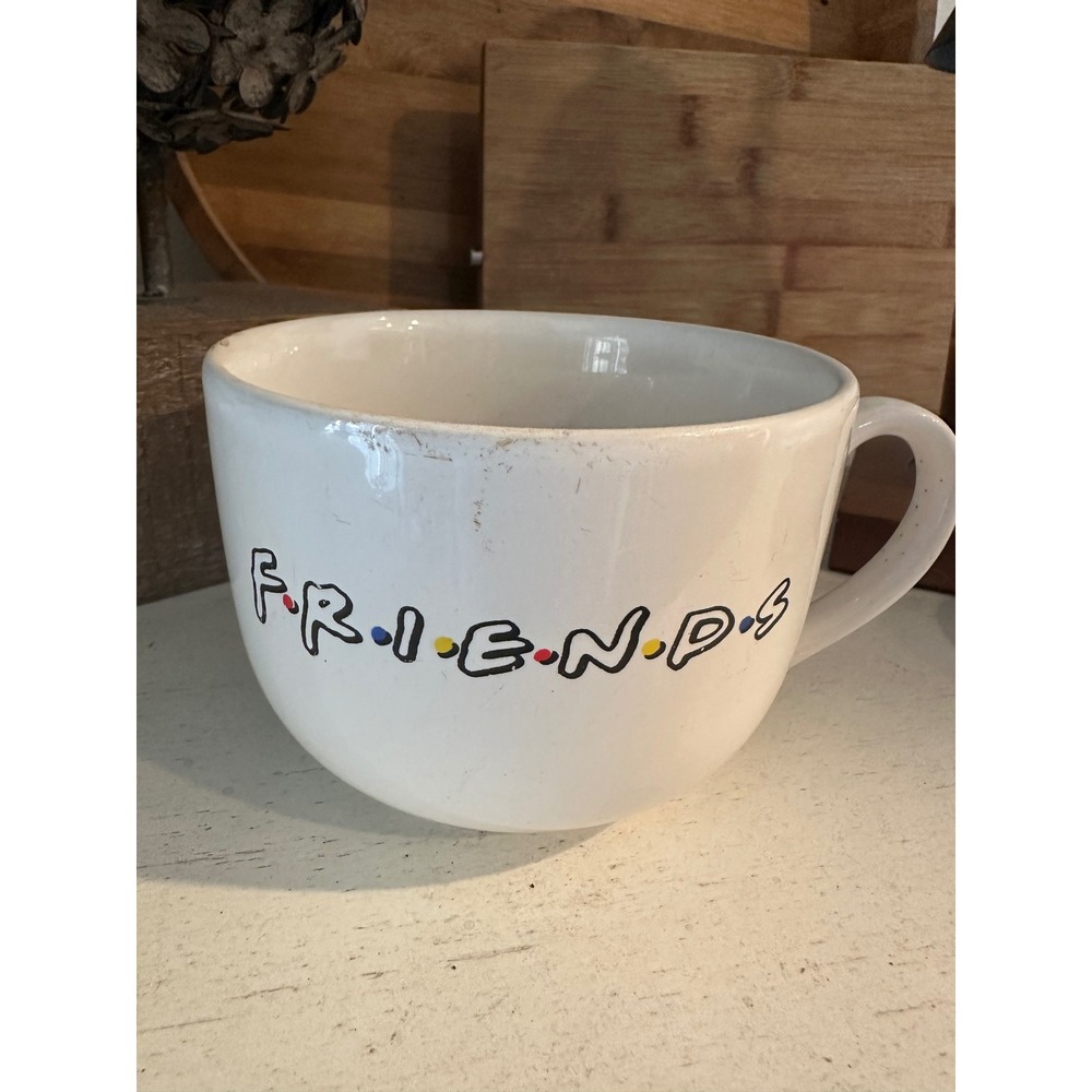 Vintage 1995 Friends TV Show Oversized Coffee Mug Bowl TM & © Warner Bros.